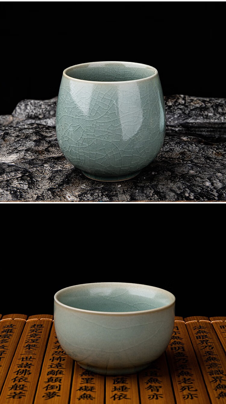 娄根旺汝官窑主人杯-禅定杯【图片 价格 品牌 报价】-京东