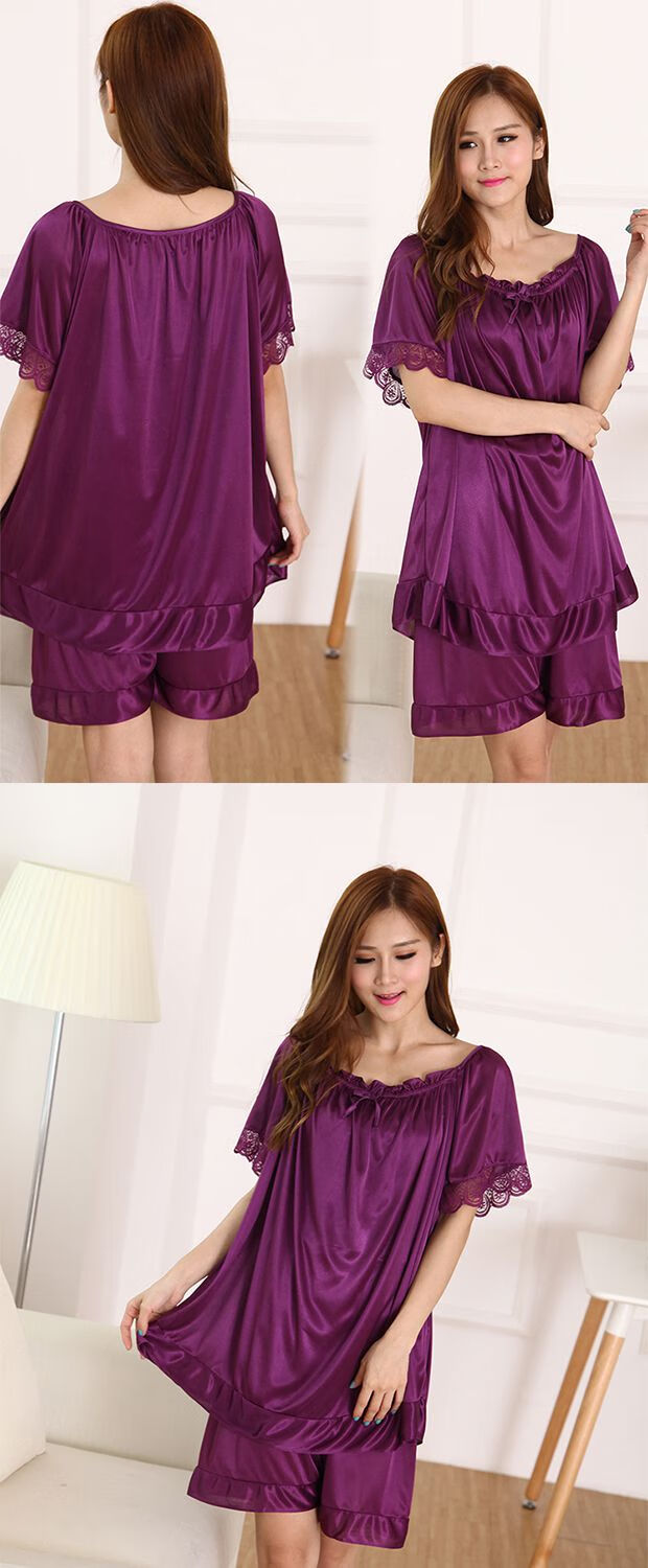 睡衣大码胖mm冰丝睡衣女夏季韩版中长款宽松胖妹妹性感吊带睡裙200斤