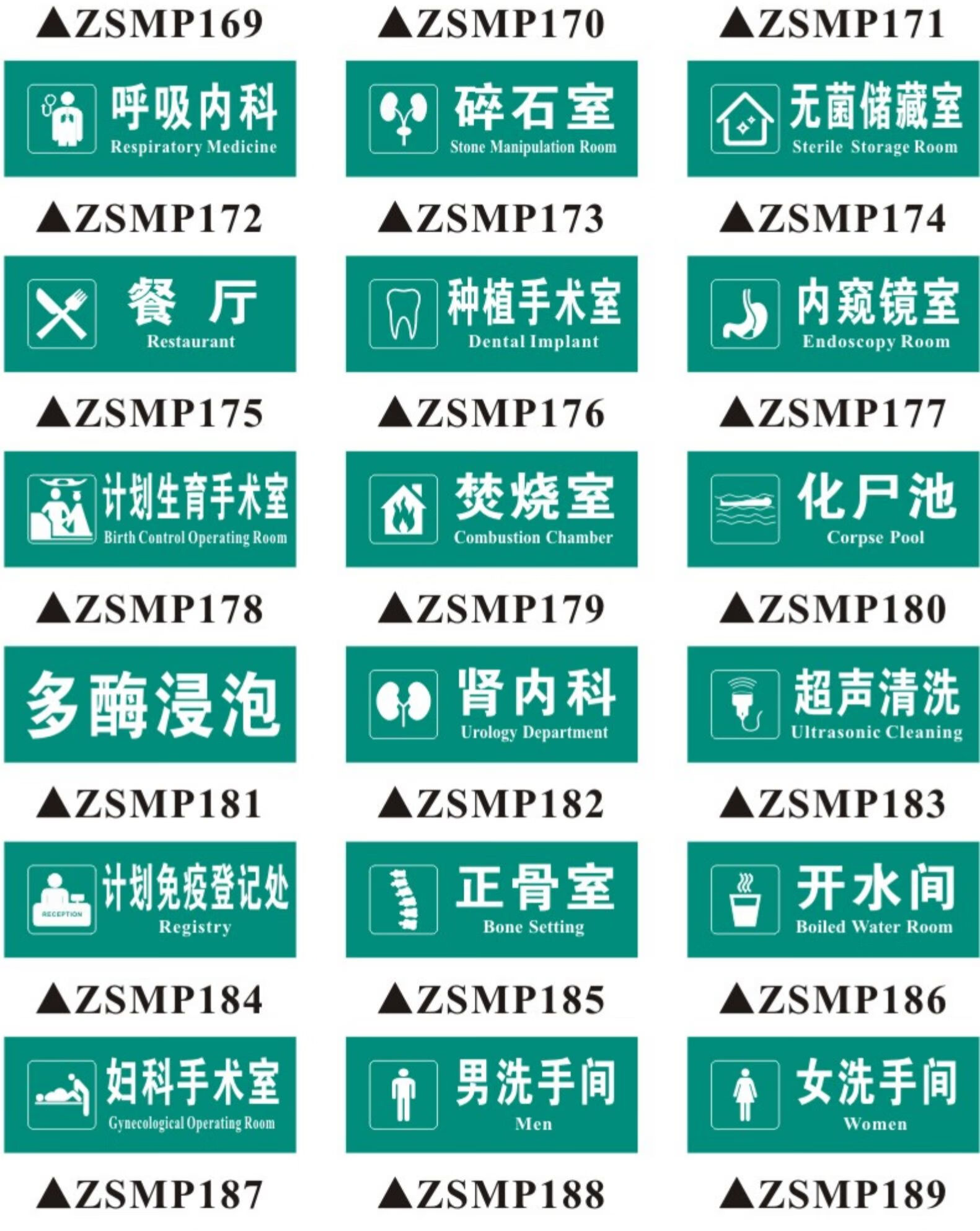 医院诊所门牌科室牌村镇卫生院标志牌观察室药房注射室输液室专科医院