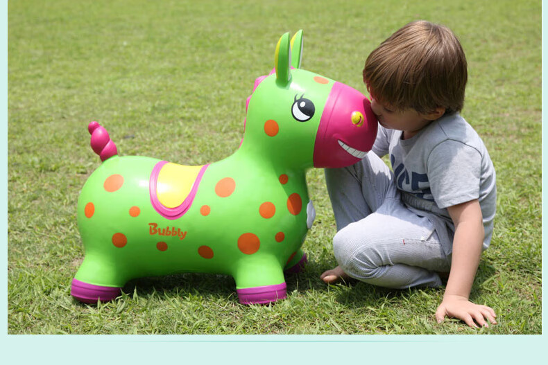 伊诺特儿童跳跳马伊诺特儿童充气玩具跳跳马音乐加大加厚男宝宝坐骑男