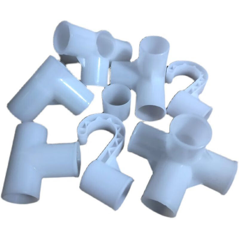 简易衣柜接头配件通用型三通接头25mm塑料五通接口挂钩零件连接件