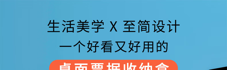 林家小子 财务票据收纳盒收据凭证办公室桌面神器单据会计办公桌多格分类架盒子 大号九格