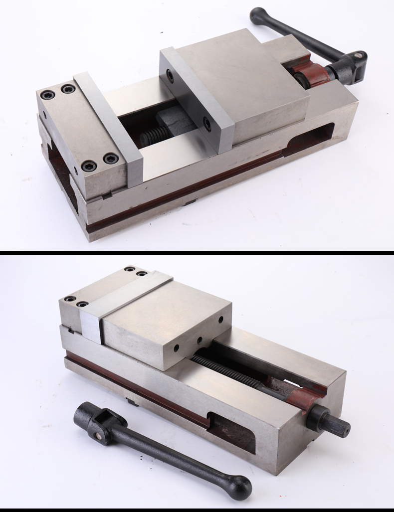 重型cnc机用精密平口钳铣床专用角固式4寸6寸8寸10寸光面一体虎钳 球