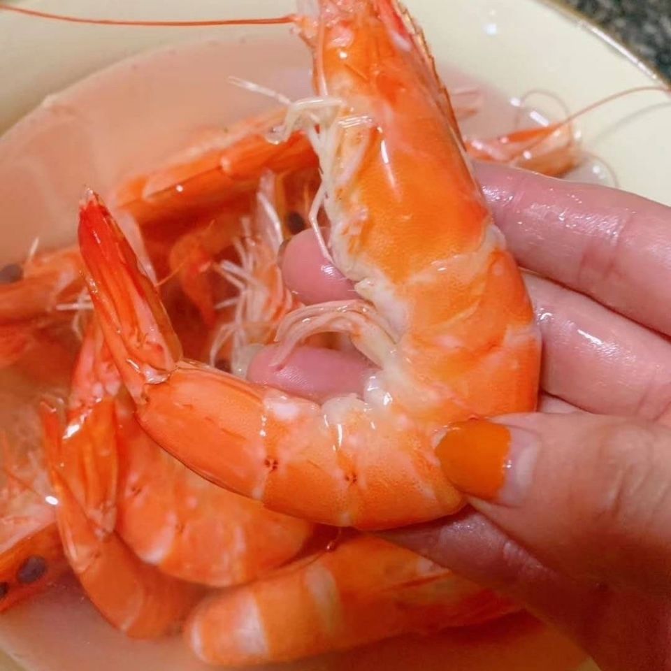 南美熟对虾国产冷冻熟虾蒸汽蒸煮速冻熟虾整箱毛重十斤装熟虾特大号2