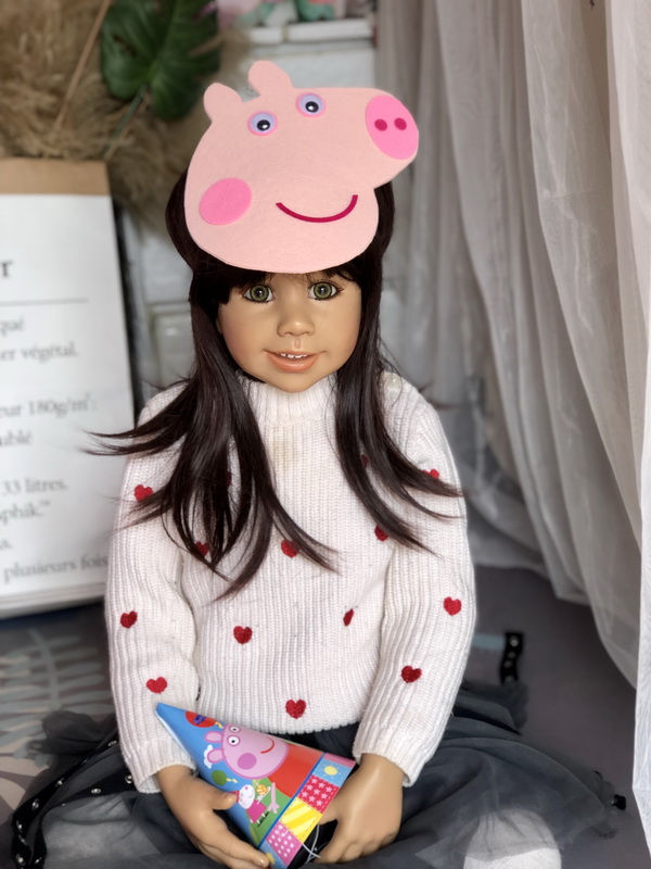 一家猪爸爸妈妈毛毡布面具卡通头饰幼儿园活动表演道具成人面具猪妈妈