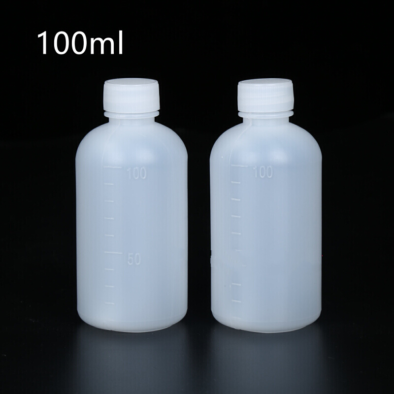 夢可佳102030ml50毫升小瓶子塑料藥瓶帶蓋刻度液體藥水瓶分裝瓶密封