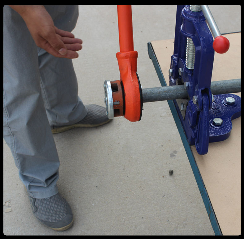 手动套丝机手持式管子绞板镀锌钢管铁管塑料管开牙套丝管道工具 6分绞