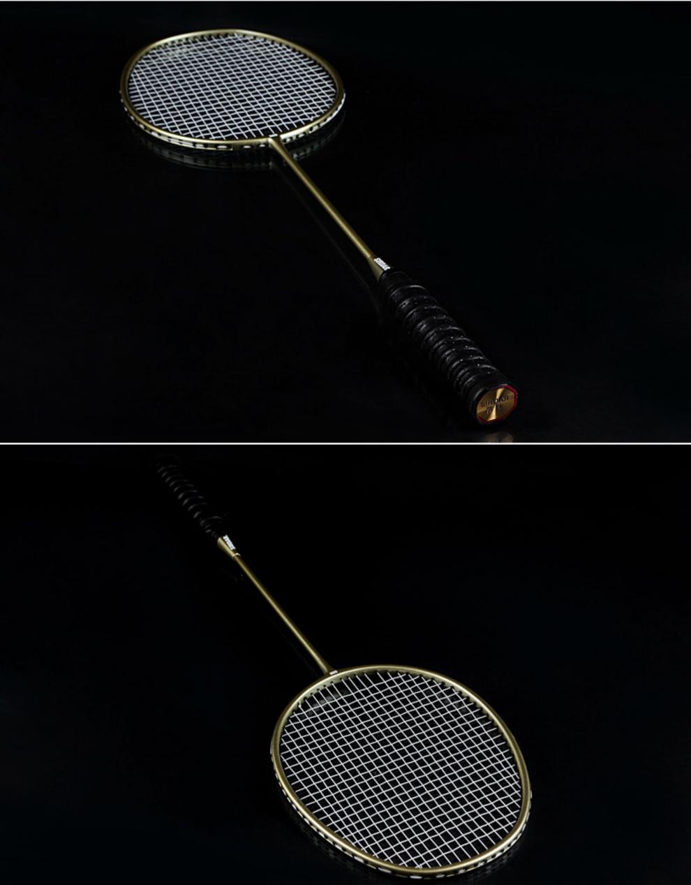 萨达羽毛球拍2只健身进攻型单双打拍轻碳纤维耐打初学ymqp银色aero