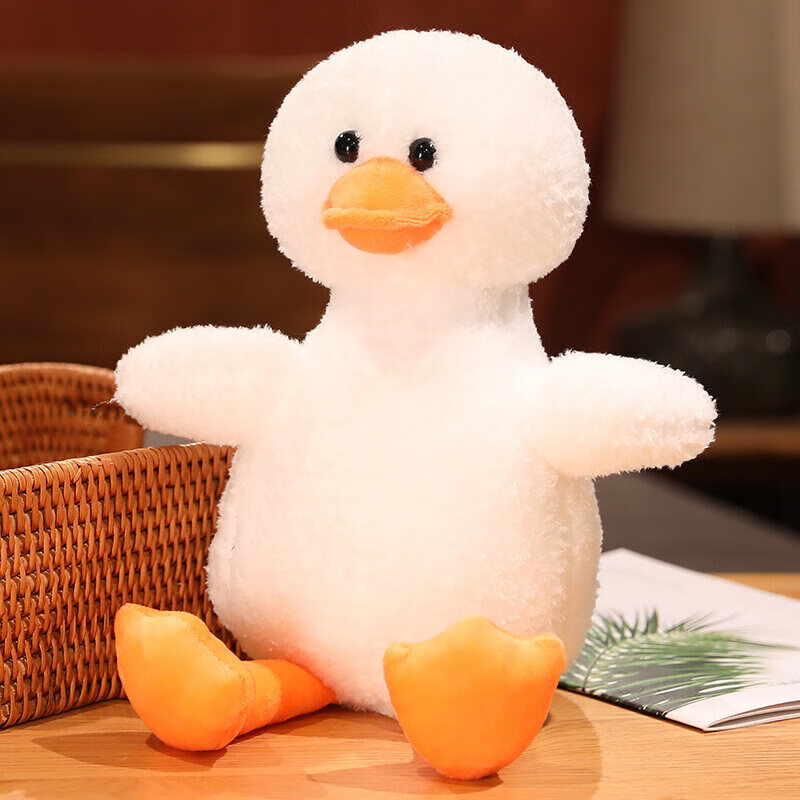 可爱网红鸭七夕情人节送女友节日惊喜礼物抱枕毛绒玩具玩偶床上睡觉送