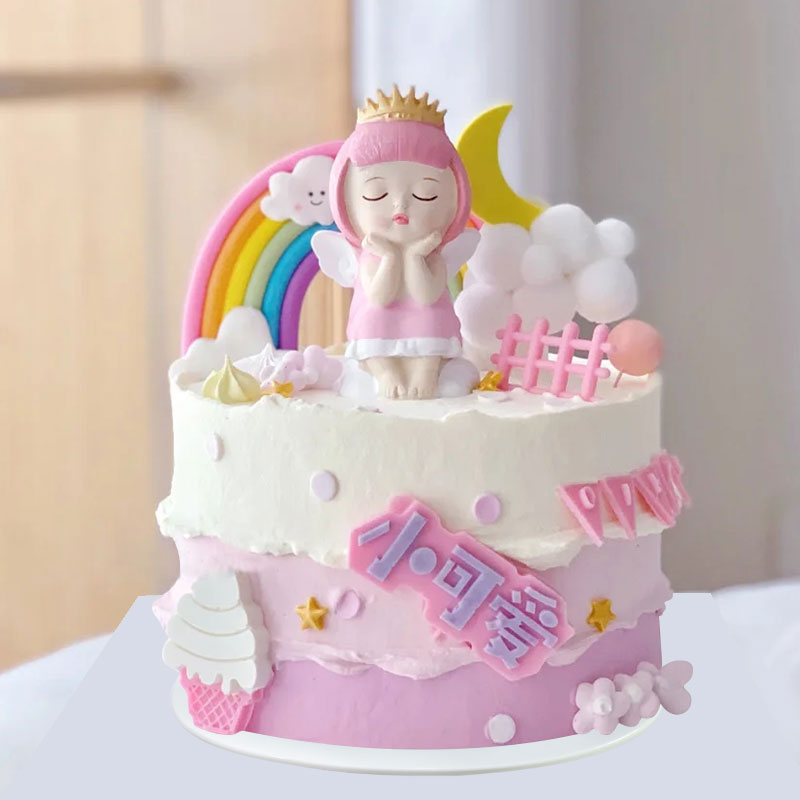 生日蛋糕仿真模型2022仿真生日蛋糕模型网红新款定制鲜花水果皇冠橱窗