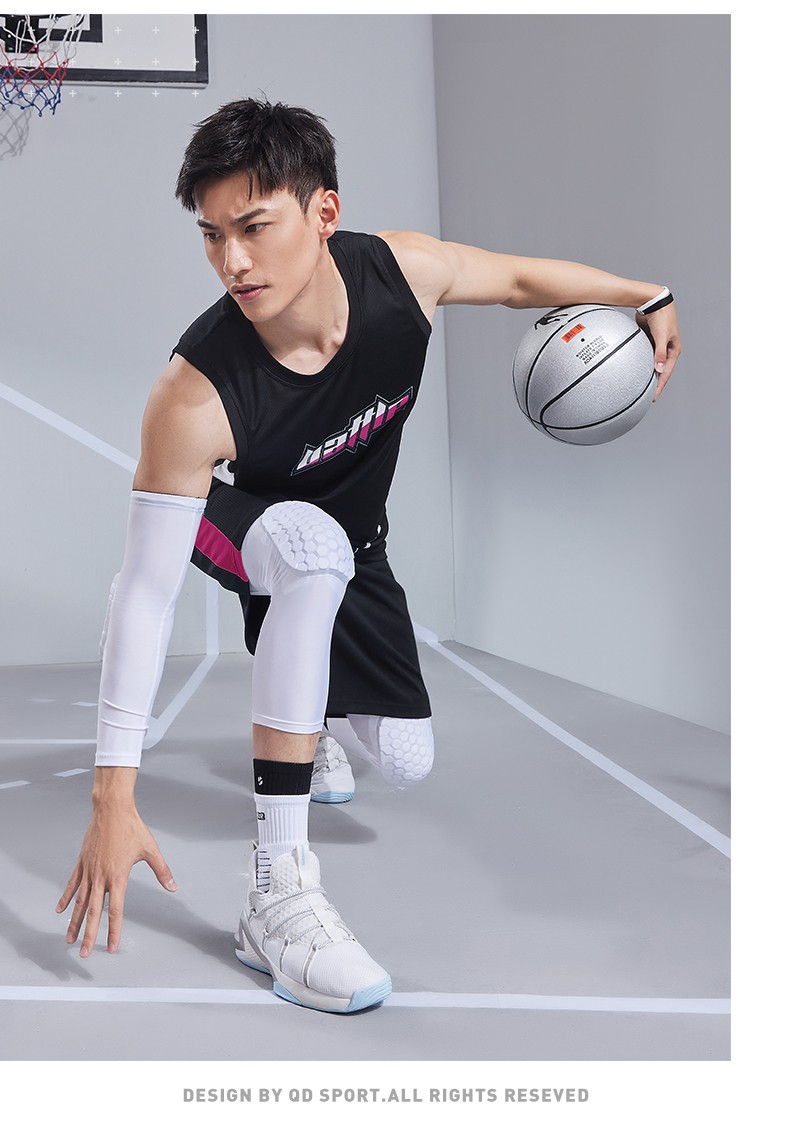 乔丹旗舰篮球服运动套装男2021夏季新款比赛训练服男子无袖两件套男士