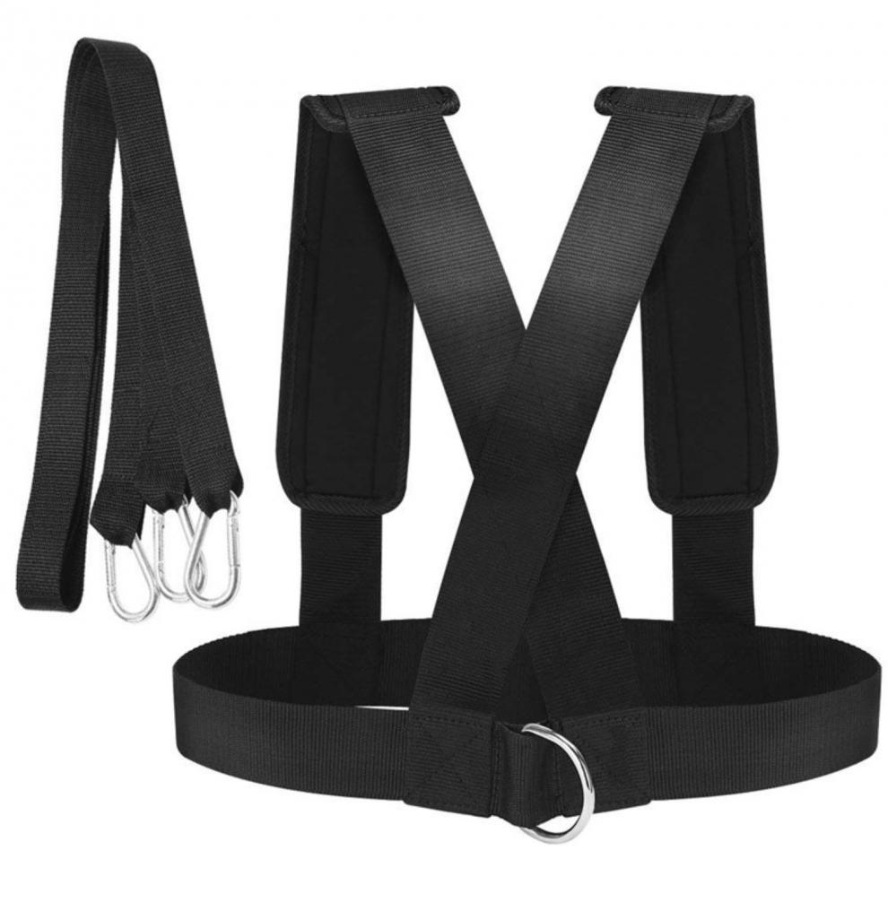 支持国货华为 负重物拖拽带 轮胎雪橇铁块拖拉带负重带田径阻力腰部