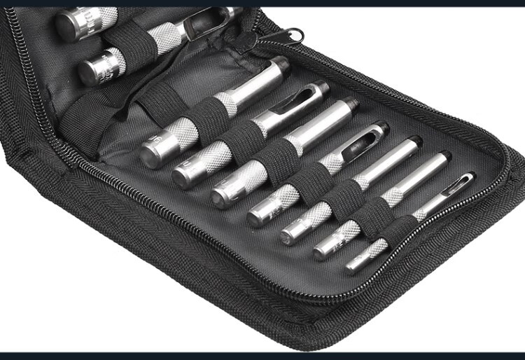 冲子打孔器点钟开孔开孔器黑色打眼纸箱冲孔器皮革椭圆 皮带冲:3mm(5