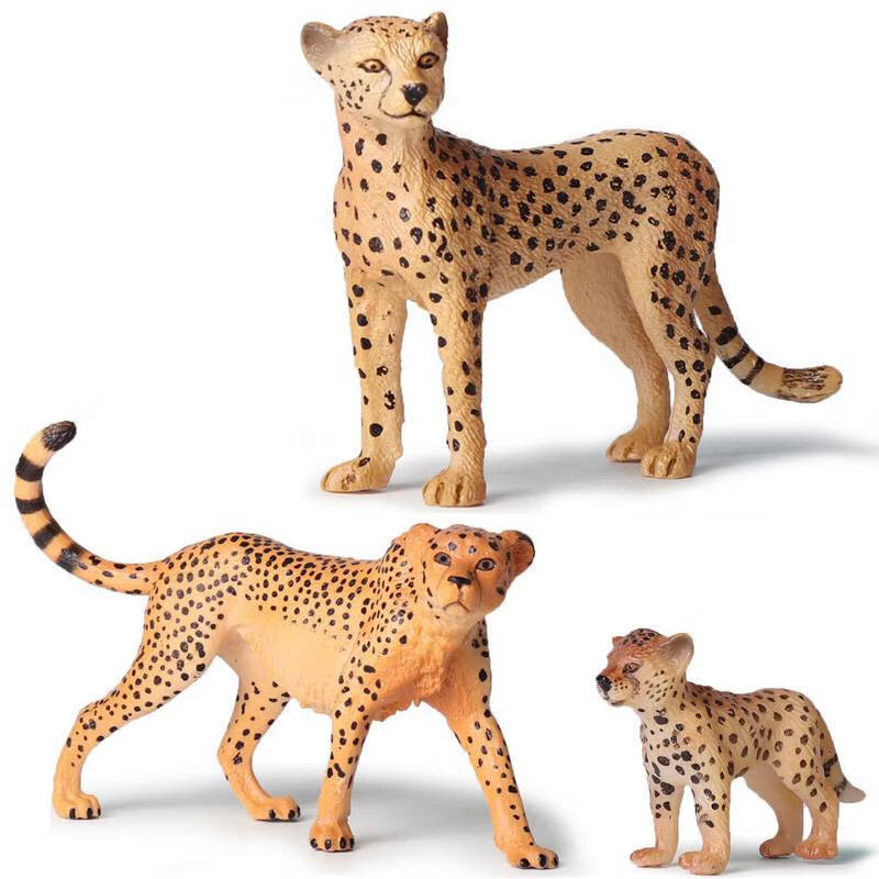 仿真豹子玩具模型非洲猎豹金钱豹花豹小豹雪豹黑豹塑料橡胶仿真摆件