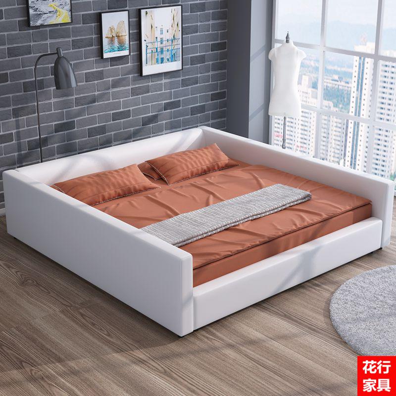 2米大床双人床现代简约2米2.2米2.