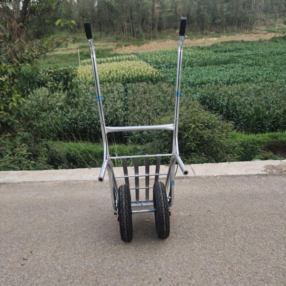 农用独轮手推车手拉车家用搬运车拖车拉货车鸡公小推车平板双轮车双轮