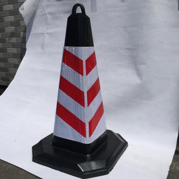 润之锋橡胶路锥eva pu反光锥桶0cm高速路障锥隔离锥筒交通设施 加重