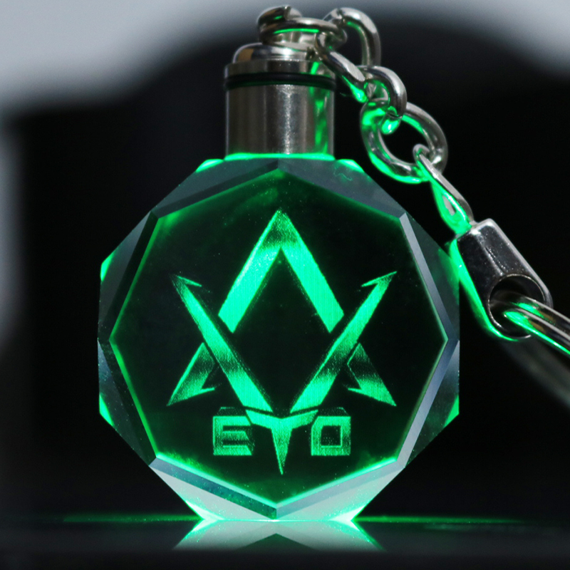挂件我的三体周边挂件水滴钥匙扣纪念七彩发光水晶礼盒现货三体eto