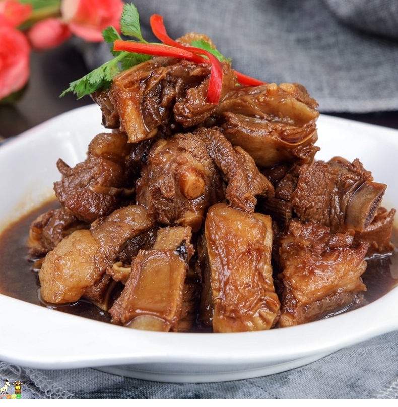 顺丰速运清真多肉牛排块肉厚骨小肥瘦适中牛肋排块牛大排多肉牛排块4