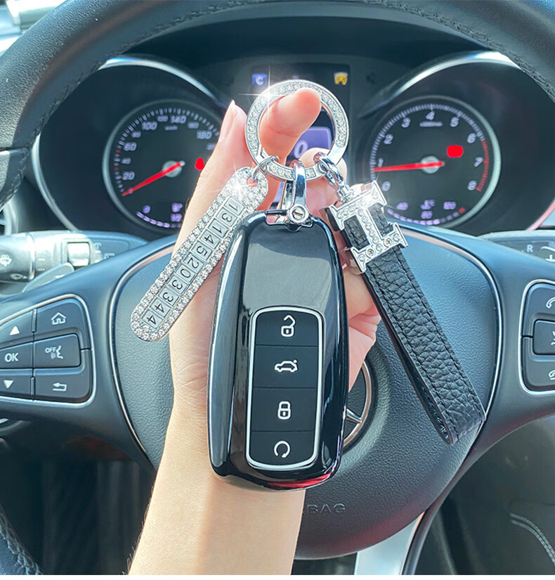 奇瑞瑞虎8鲲鹏版车钥匙套专用七7plus汽车八瑞虎8plus壳包扣男女圆