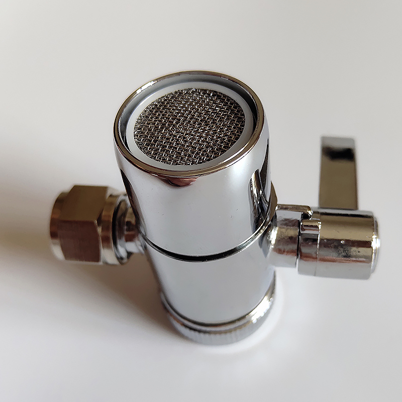 史蒂夫净水器配件转换开关三通转换头单切换阀门史帝夫水龙头家用金属