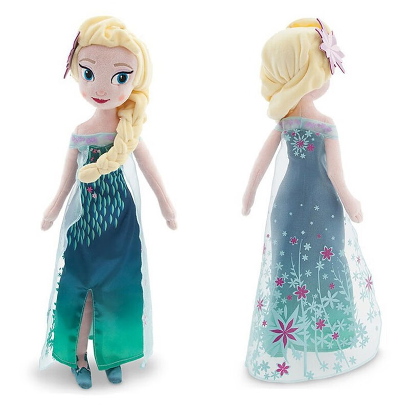 frozen冰雪奇缘annaelsa安娜艾莎公主毛绒玩具公仔娃娃儿童礼物40cm爱