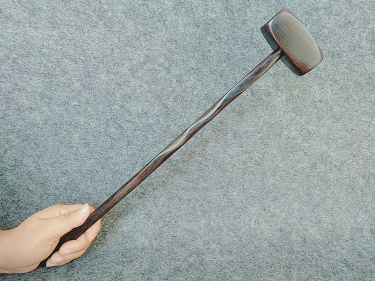 木居御浩堂 紫光檀木质保健锤穴位健身棒经络锤子捶背器按摩敲打锤