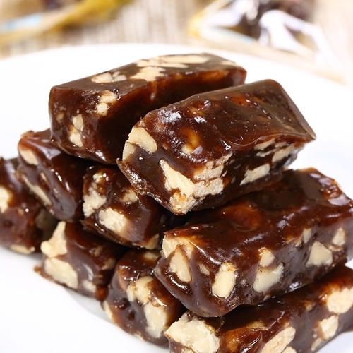 甘肃陇南礼县土特产核桃糖手工麦芽糖年货糖果核桃糖零食小吃500g