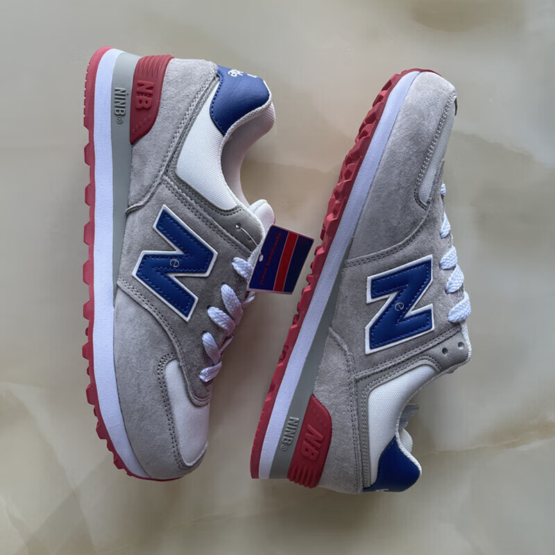 新百伦nb男鞋冬季iu女鞋百搭透气鞋情侣优雅风跑步鞋【商场同款】 炭