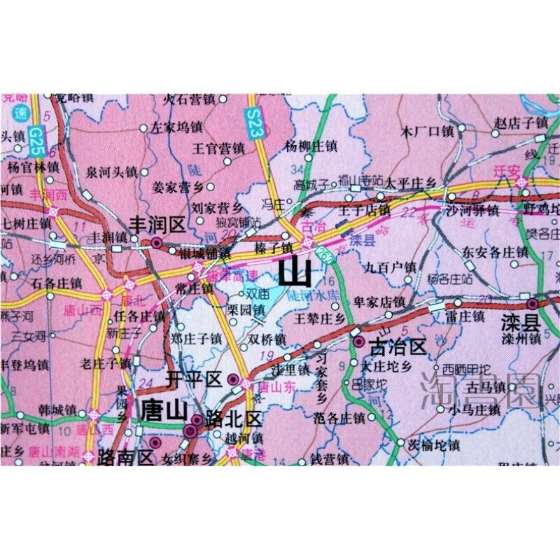 2021新版河北省地圖掛圖政區交通新1.1米x0.8米中國行政圖34