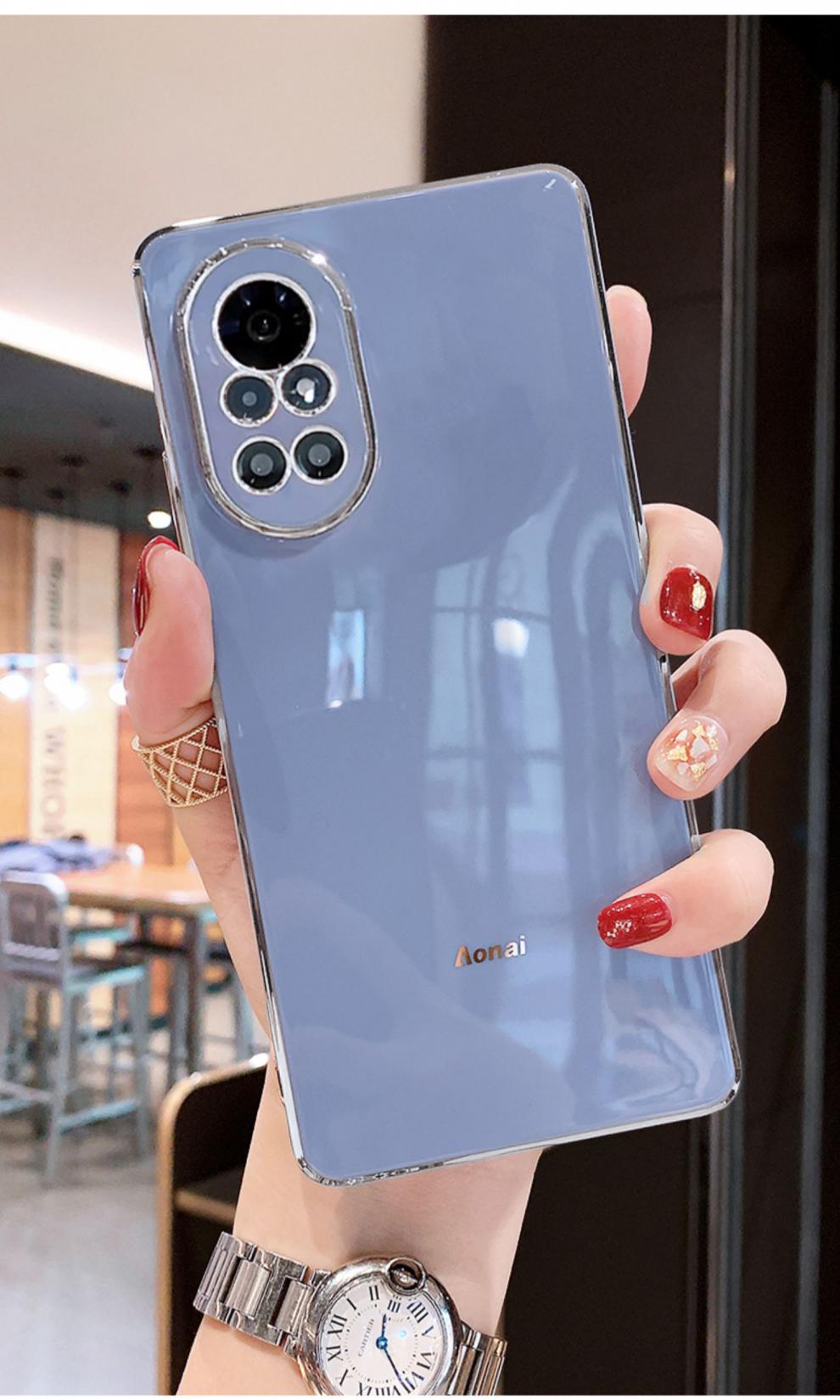 空氪 华为nova8手机壳时尚高档女款nova8pro手机套nova8se纯色硅胶防