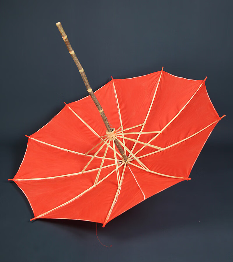 小米(m15i)生态米家通用油布伞手工竹伞加大刷桐油直杆伞长柄雨伞