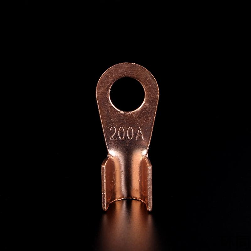 国标200a铜鼻子开口铜鼻子铜接头1635线鼻子接线鼻子20只