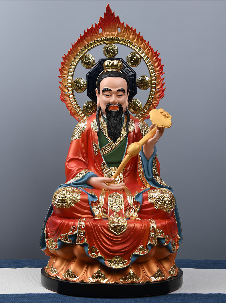 三清神像三清祖师神像树脂道家太上老君灵宝天尊原始天尊佛像摆件家用