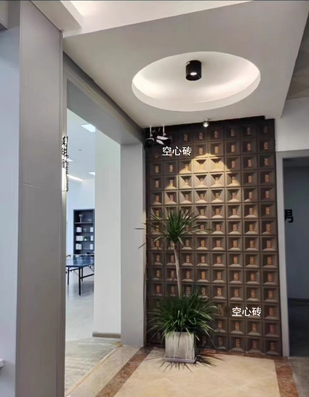 网红水泥空心砖pu九宫格空心砖装饰隔断构建砖轻质发泡陶瓷空心砖 大