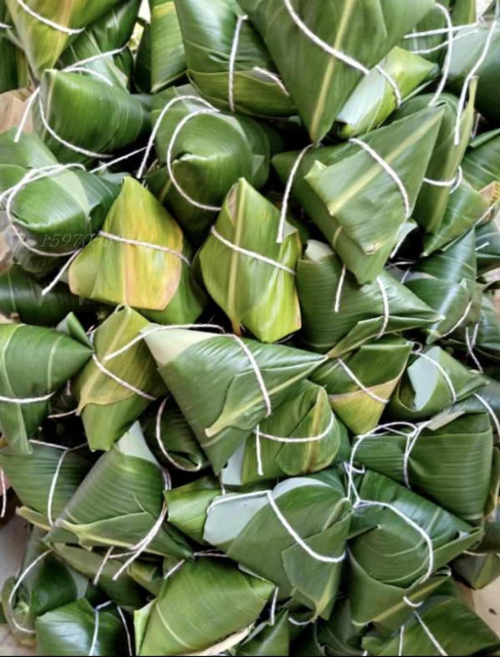 江西宜春碱水粽子原味咸味红豆粽子农家传统手工草灰水粽糯米粽子