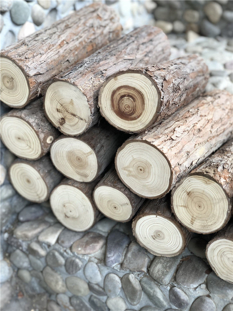 木桩原生态杉木带皮木桩 景观布景道具圆木 婚礼现场布置花门 嘉瑰
