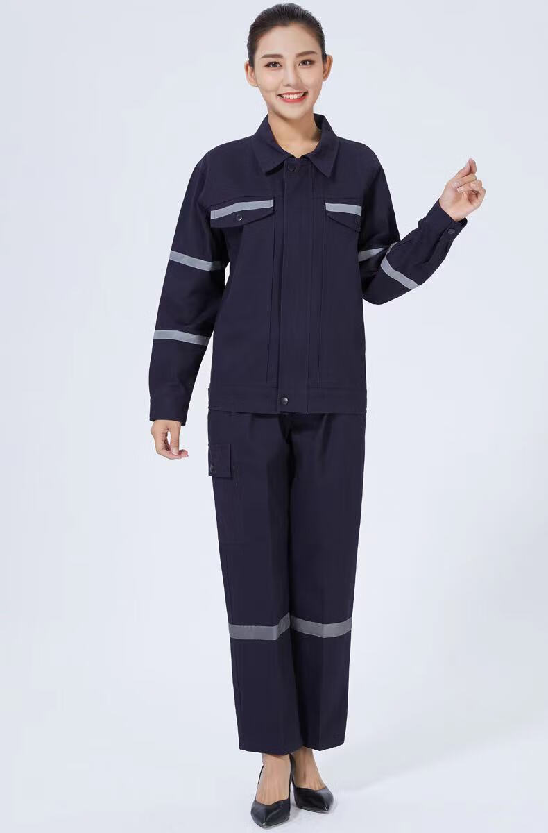 途中雨中海油电焊专用工作服男套装防烫耐磨井下船厂加厚上衣裤子纯棉