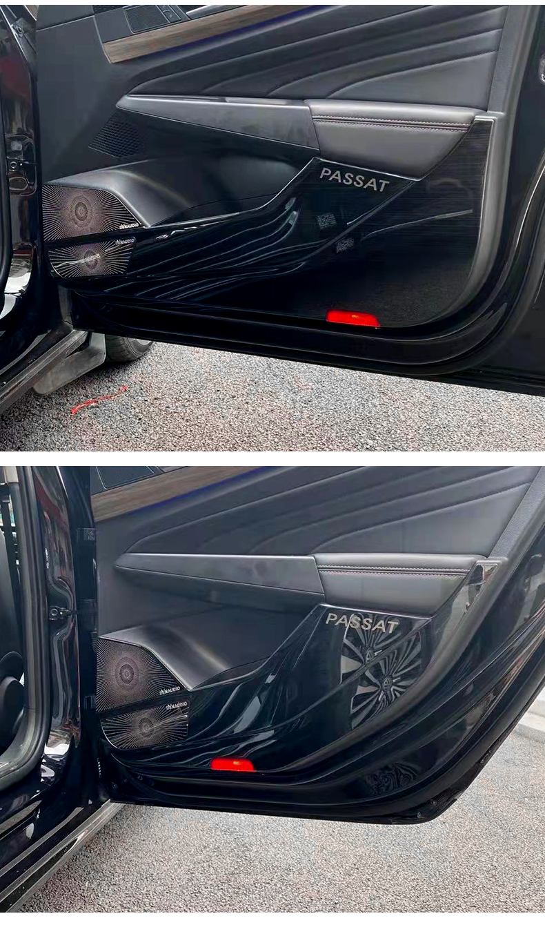 适用于11-22款大众帕萨特车门防踢垫帕萨特改装专用内饰面板门板防踢