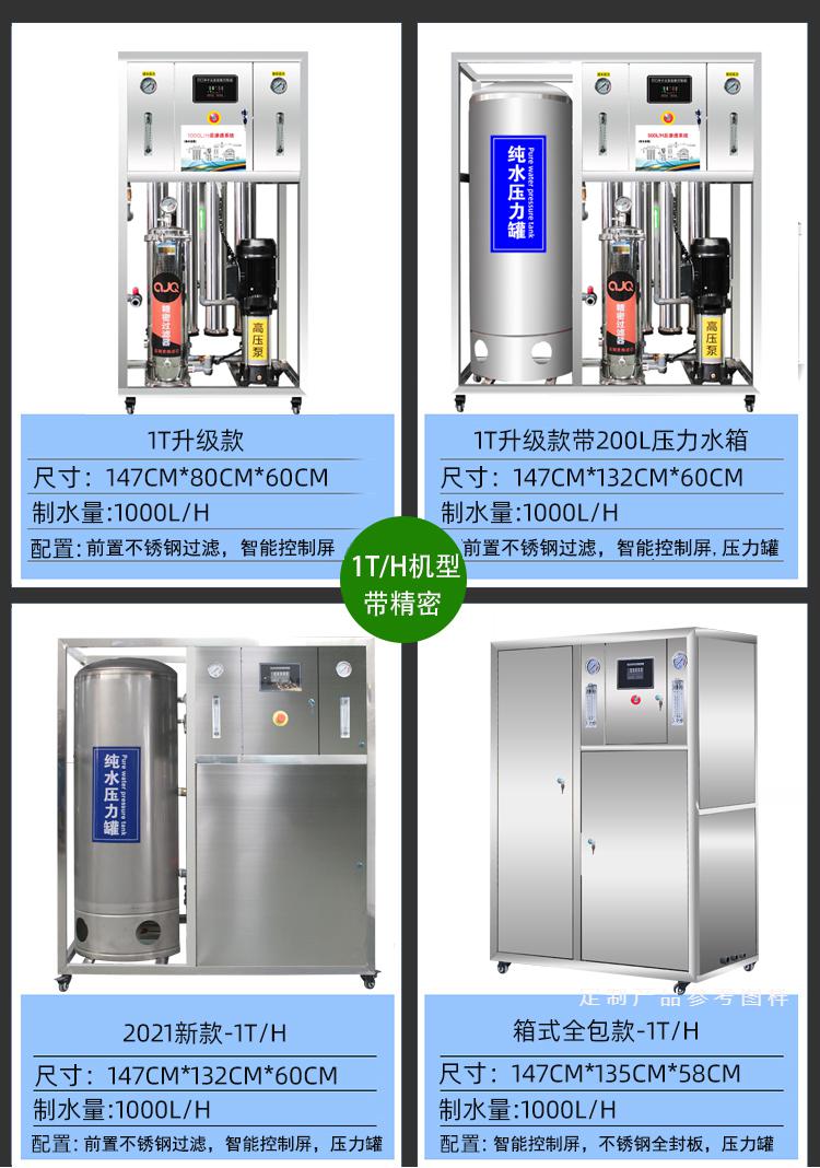 大型工業05噸ro反滲透淨水設備商用淨水器純水處理直飲機過濾器025噸