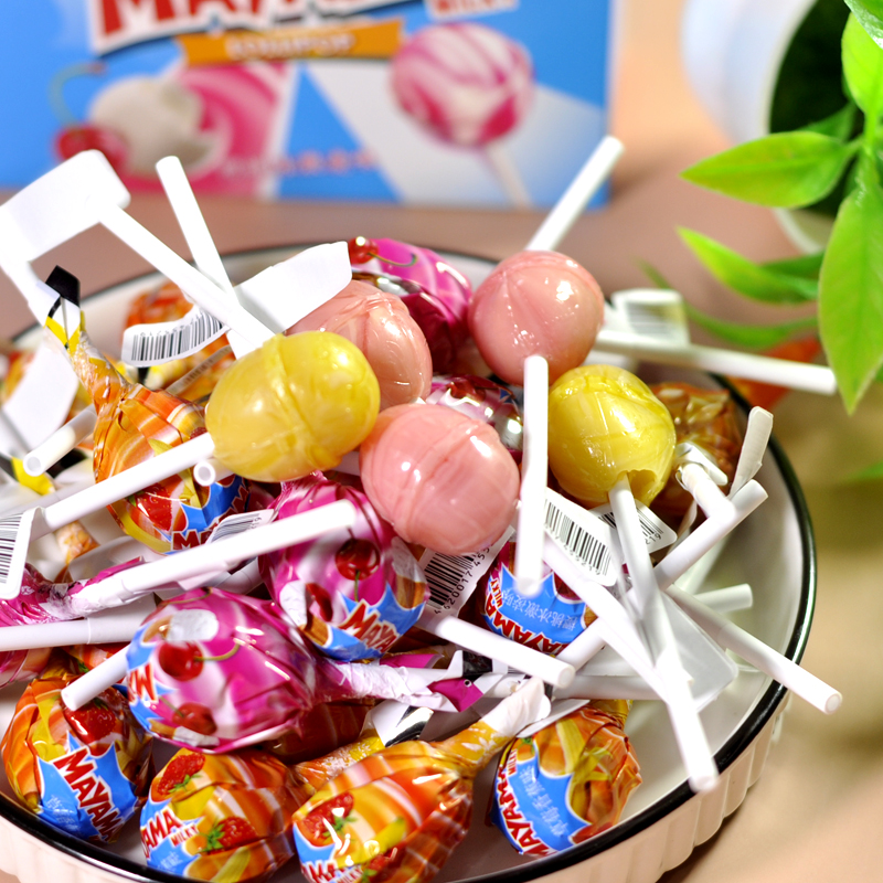 20个俄罗斯kdv什趣炼乳水玉米味棒棒糖儿童孩子小朋友圣诞礼物 分装无