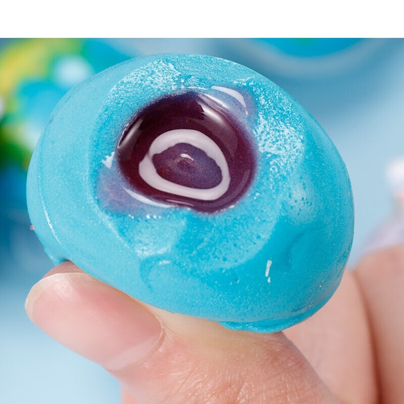 糖果网红3d地球软糖流心抖音夹心爆浆果汁橡皮糖果散装儿童零食礼物2