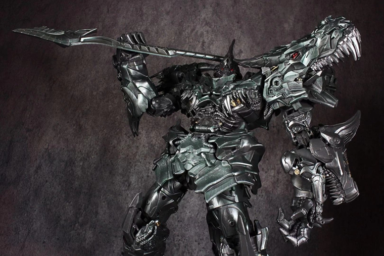 钢索 变形玩具黑曼巴 电影合金放大版ss恐龙钢索钢锁柱子金刚 黑曼巴