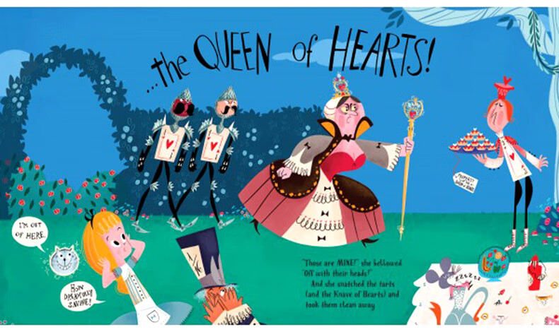 英文原版绘本 alice's wonderland tea party