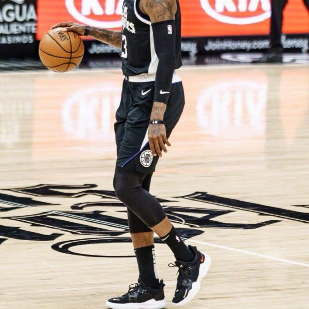 保罗乔治5代pg5篮球鞋黑白泡椒全zoom气垫实战防滑运动鞋pg5黑彩41