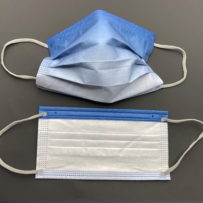 沐念 渐变色彩虹色水刺无纺布一次性口罩成人撞色耳带网红facemask 撞