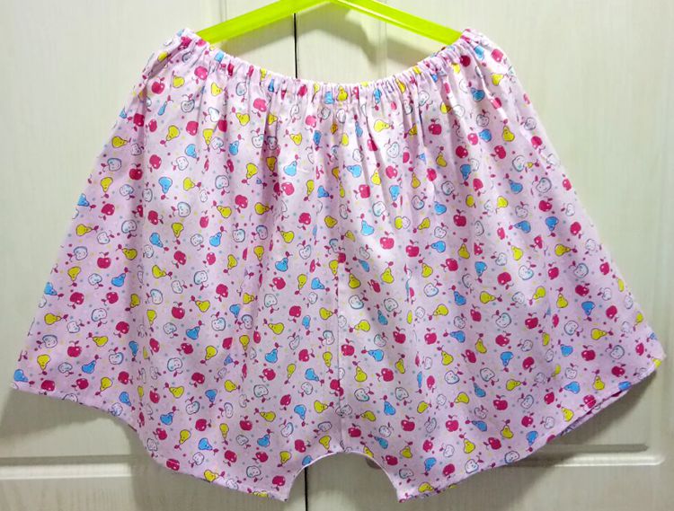 中老年女款棉布短裤四角平脚裤内裤老式花布妈妈奶奶老太太裤头 乳