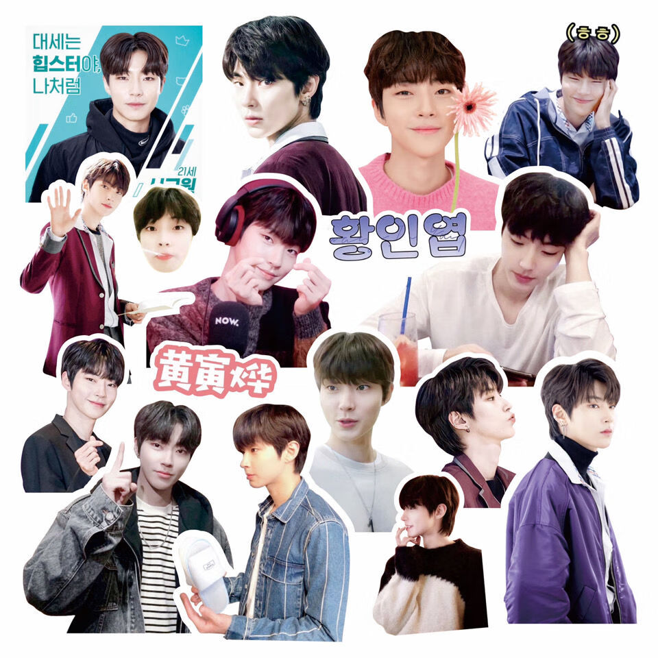 黄寅烨手帐贴纸韩剧女神降临同款周边韩书俊手机壳电脑纸玫瑰一本装饰