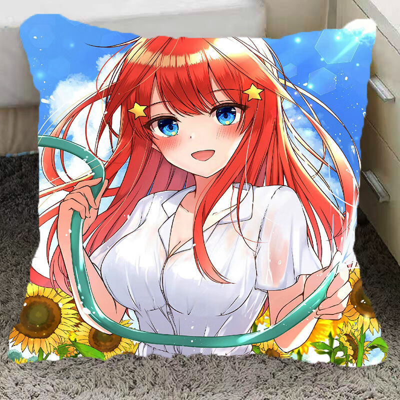 五等分的花嫁周边抱枕中野三玖二乃二次元动漫枕头套男女生日礼物 22