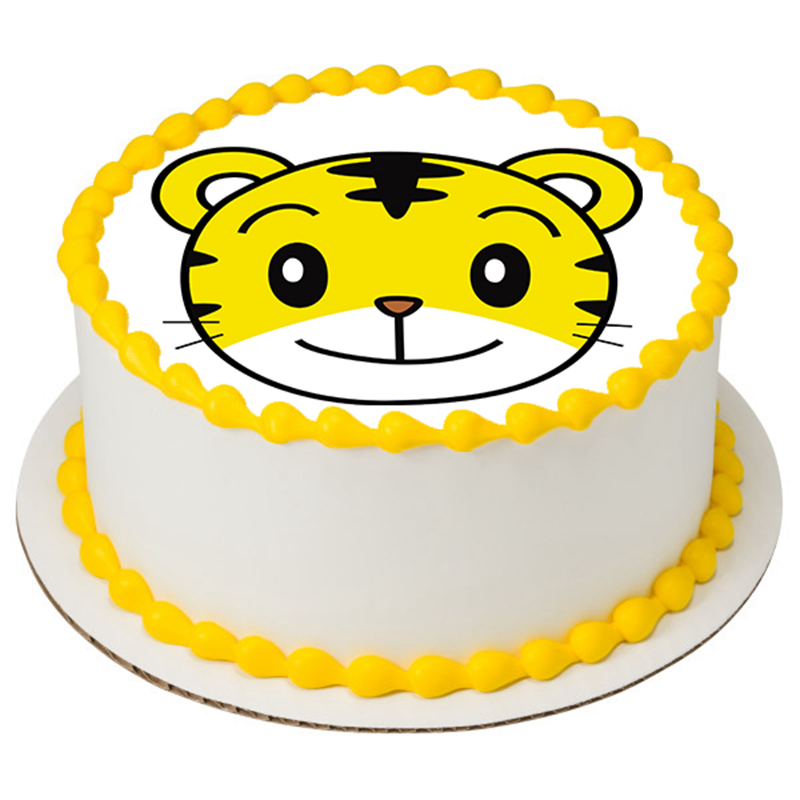 巧虎蛋糕装饰 4-10寸海绵宝宝巧虎可卡通食用蛋糕装饰图案糯米纸威化